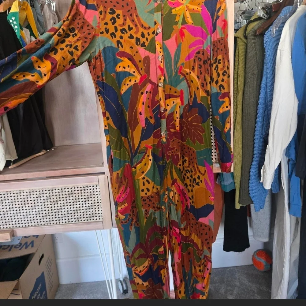 Farm Rio Multicolor Jumpsuit - Picture 2 of 2